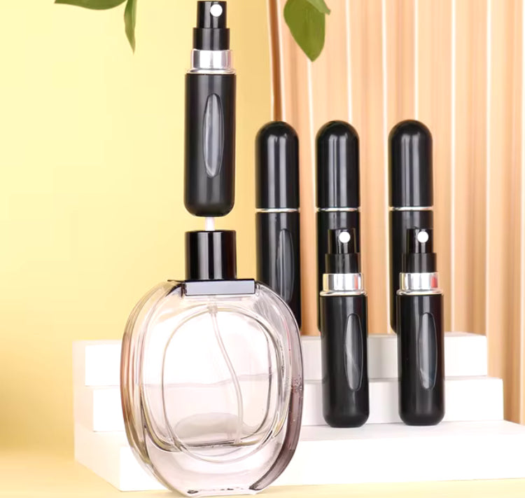 Refillable cologne travel bottles